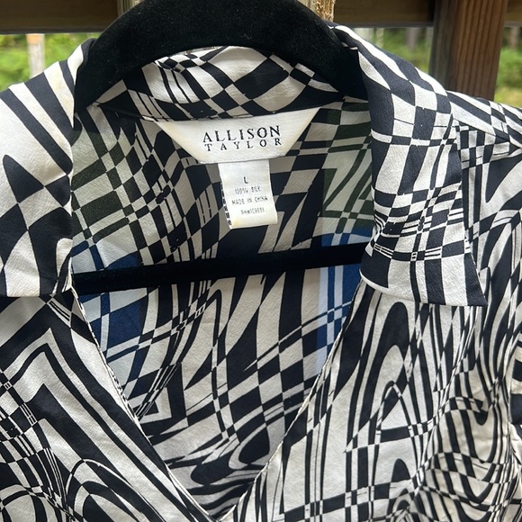 Vintage Allison Taylor Silk Shirt - Picture 2 of 7